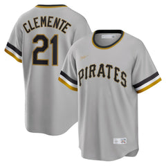 Roberto Clemente Pittsburgh Pirates Nike Road Cooperstown Collection Player Jersey - MLB