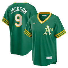 Reggie Jackson Athletics Nike Road Cooperstown Collection Player Jersey - MLB