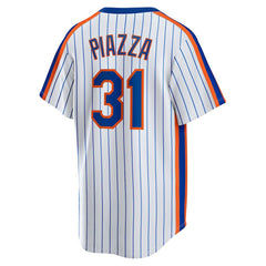 Mike Piazza New York Mets Nike Home Cooperstown Collection Player Jersey - MLB