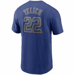 Christian Yelich Milwaukee Brewers Nike Name & Number T-Shirt - MLB