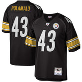 Troy Polamalu Pittsburgh Steelers Legacy Replica Jersey Black | Mitchell & Ness