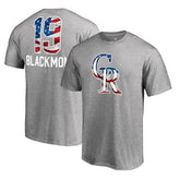 Charlie Blackmon Colorado Rockies Banner Wave Name & Number T-Shirt - MLB