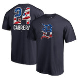 Miguel Cabrera Detroit Tigers Banner Wave Name & Number T-Shirt - MLB