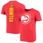 De'Andre Hunter Atlanta Hawks Playmaker Name & Number Logo T-Shirt Red - NBA