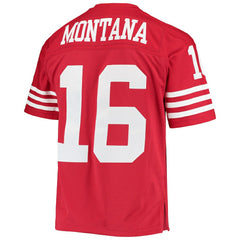 Joe Montana San Francisco 49ers Legacy Replica Jersey Scarlet | Mitchell & Ness