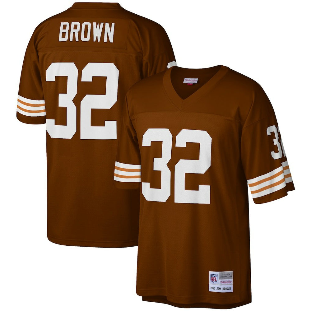 Jim Brown Cleveland Browns Legacy Replica Jersey Brown | Mitchell & Ness
