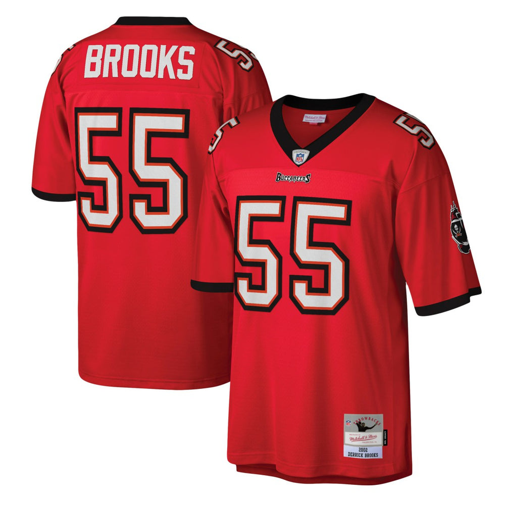 Derrick Brooks Tampa Bay Buccaneers Legacy Replica Jersey Red | Mitchell & Ness