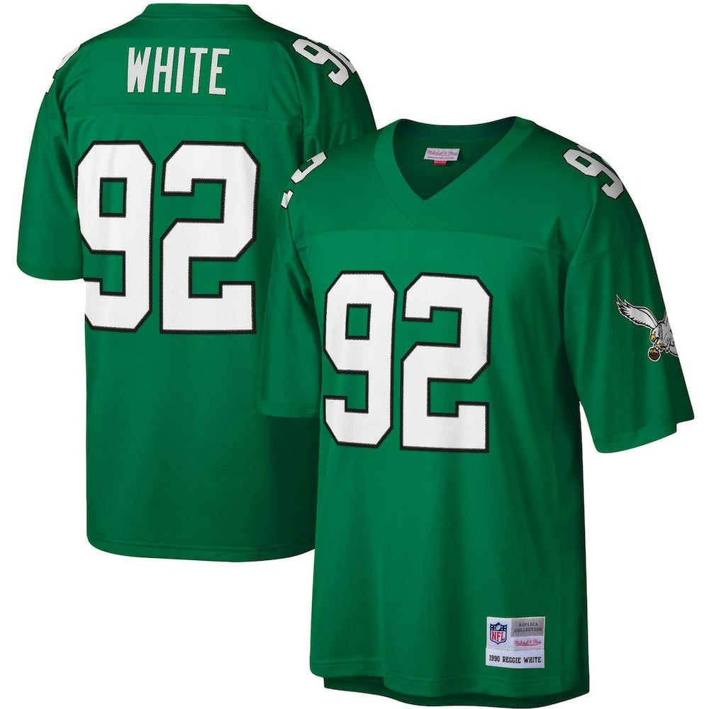 Reggie White Philadelphia Eagles Legacy Replica Jersey Kelly Green | Mitchell & Ness