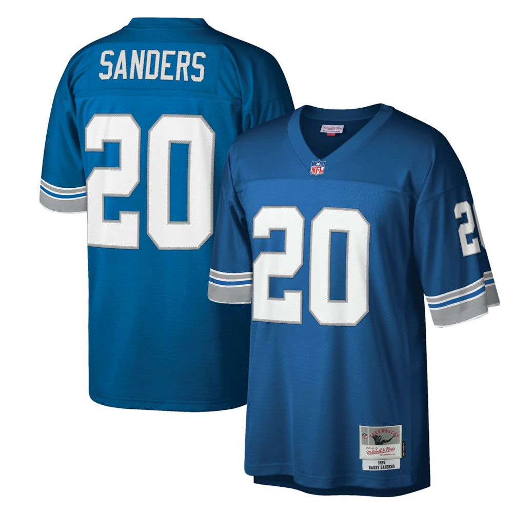 Barry Sanders Detroit Lions Legacy Replica Jersey Blue | Mitchell & Ness