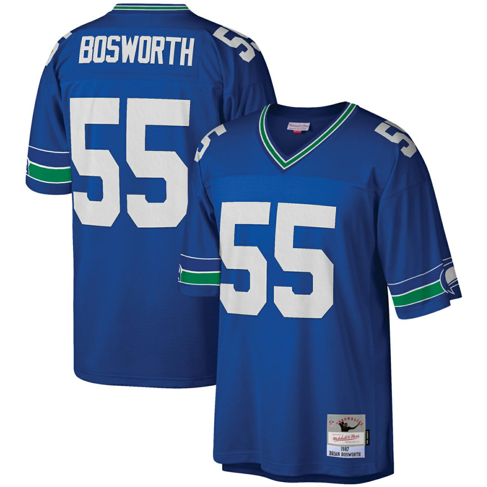 Brian Bosworth Seattle Seahawks Legacy Replica Jersey Royal | Mitchell & Ness