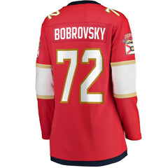 Sergei Bobrovsky Florida Panthers Fanatics Women's Home Breakaway Jersey - Red - NHL