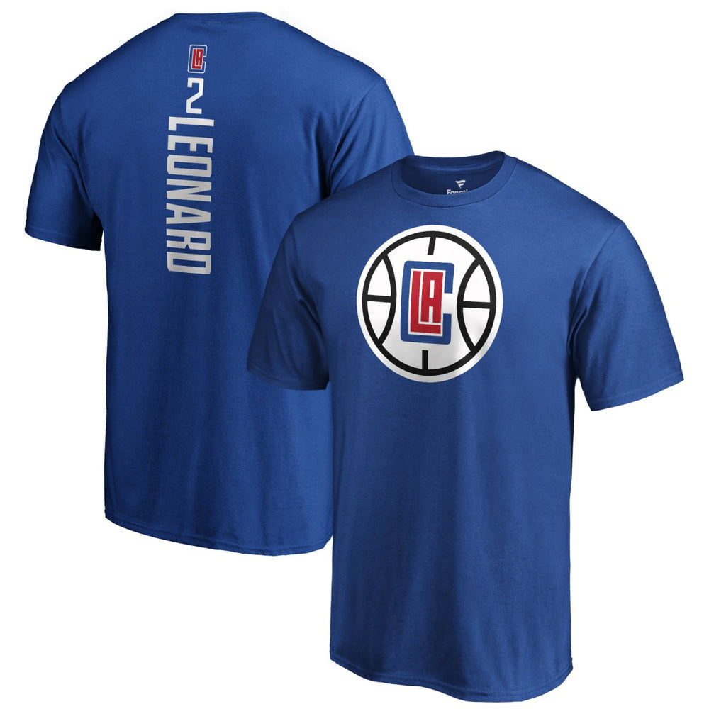 Kawhi Leonard LA Clippers Playmaker Name & Number T-Shirt Blue - NBA