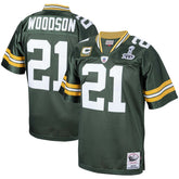 Charles Woodson Green Bay Packers 2010 Authentic Throwback Retired Player Jersey Green | Mitchell & Ness