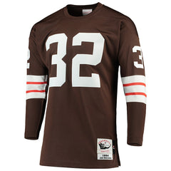 Jim Brown Cleveland Browns 1964 Authentic Throwback Retired Player Jersey Brown | Mitchell & Ness