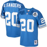 Barry Sanders Detroit Lions 1993 Authentic Throwback Retired Player Jersey Blue | Mitchell & Ness