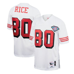 Jerry Rice San Francisco 49ers 1994 Authentic Throwback Retired Player Jersey White | Mitchell & Ness