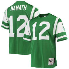Joe Namath New York Jets 1968 Authentic Throwback Retired Player Jersey Green | Mitchell & Ness