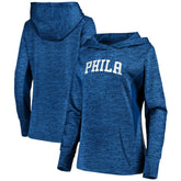 Philadelphia 76ers Women's Showtime Done Better Pullover Hoodie Royal - NBA