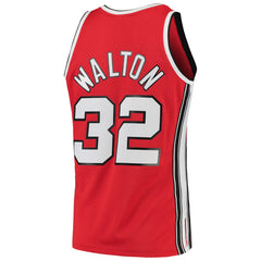 Bill Walton Portland Trail Blazers 1976/77 Hardwood Classics Swingman Jersey Red - NBA