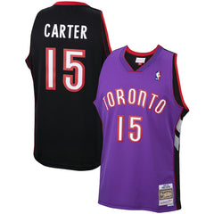 Vince Carter Toronto Raptors 1999/00 Hardwood Classics Swingman Jersey Purple - NBA