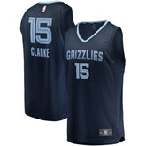 Brandon Clarke Memphis Grizzlies Fast Break Replica Jersey Navy Icon Edition - NBA