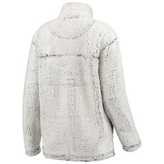 New Orleans Saints G-III 4Her by Carl Banks Women's Sherpa Quarter-Zip Pullover Jacket Gray | NFL