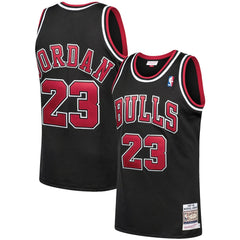 Michael Jordan Chicago Bulls 1997/98 Hardwood Classics Authentic Jersey Black - NBA