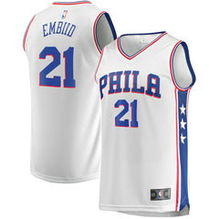 Joel Embiid Philadelphia 76ers Replica Jersey Association Edition White - NBA