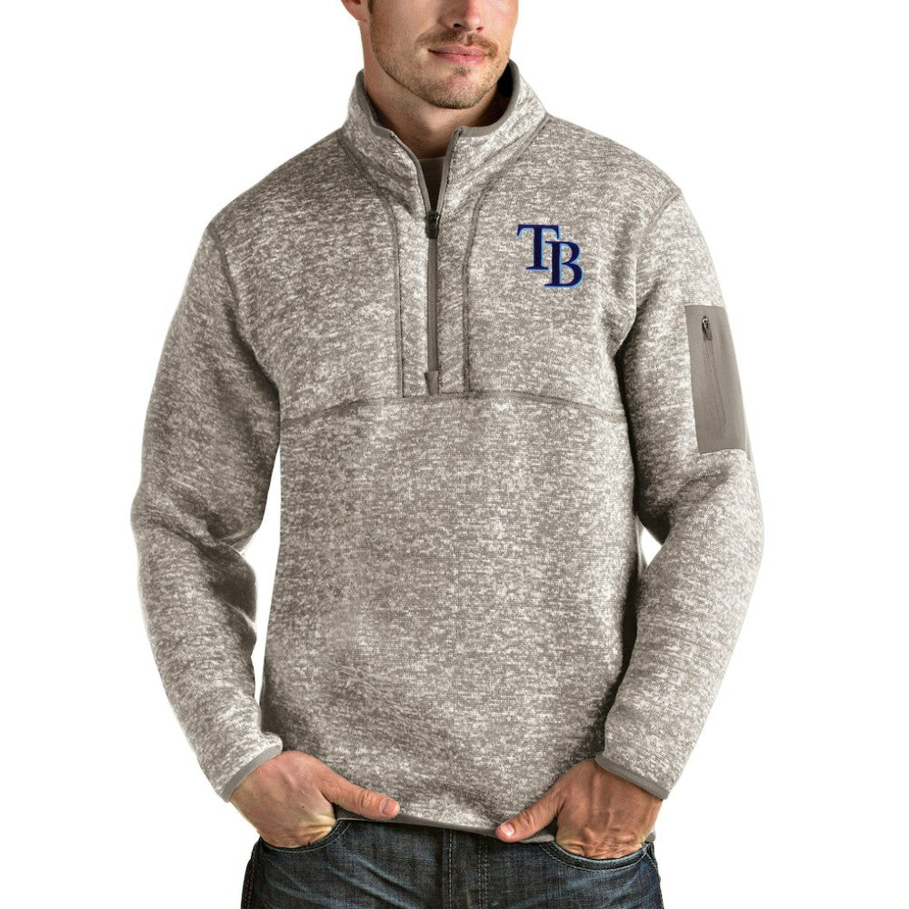 Tampa Bay Rays Antigua Fortune Quarter-Zip Pullover Jacket - MLB