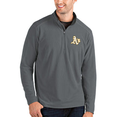 Athletics Antigua Glacier Quarter-Zip Pullover Jacket - MLB