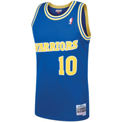 Tim Hardaway Golden State Warriors 1990/91 Hardwood Classics Swingman Jersey Royal - NBA