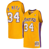 Shaquille O'Neal Los Angeles Lakers Hardwood Classics Swingman Jersey Gold - NBA