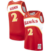 Stacey Augmon Atlanta Hawks 1991/92 Hardwood Classics Swingman Jersey Red - NBA