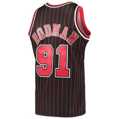 Dennis Rodman Chicago Bulls Hardwood Classics Swingman Jersey Black - NBA