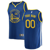 Golden State Warriors Youth 2019/20 Fast Break Custom Replica Jersey Royal Icon Edition - NBA