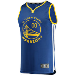 Golden State Warriors Youth 2019/20 Fast Break Custom Replica Jersey Royal Icon Edition - NBA
