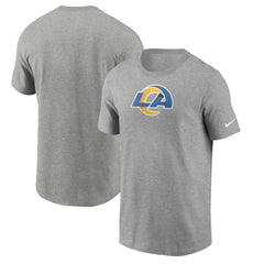 Los Angeles Rams Primetime Logo Essential T-Shirt Heather Gray | Nike for Sale