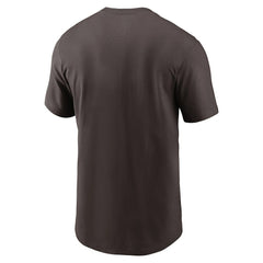 Cleveland Browns Primetime Logo Essential T-Shirt Brown | Nike for Sale