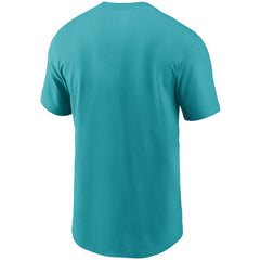 Miami Dolphins Primetime Logo Essential T-Shirt Aqua | Nike for Sale