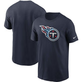Tennessee Titans Primetime Logo Essential T-Shirt Navy | Nike for Sale
