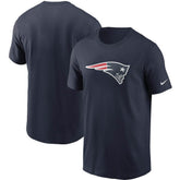 New England Patriots Primetime Logo Essential T-Shirt Navy | Nike for Sale