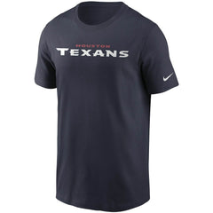 Houston Texans Team Wordmark T-Shirt Navy | Nike for Sale