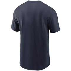 New England Patriots Team Wordmark T-Shirt Navy | Nike for Sale