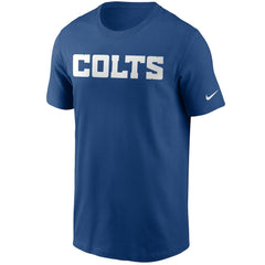 Indianapolis Colts Team Wordmark T-Shirt Royal | Nike for Sale