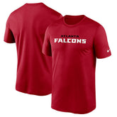 Atlanta Falcons Wordmark Legend Performance T-Shirt Red | Nike for Sale