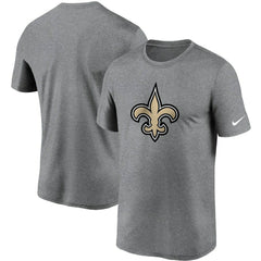 New Orleans Saints Logo Essential Legend Performance T-Shirt Heathered Charcoal | Nike for Sale