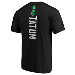 Jayson Tatum Boston Celtics Team Playmaker Name & Number T-Shirt Black - NBA