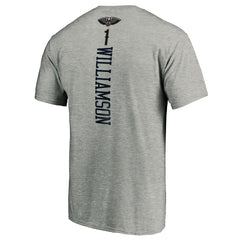 Zion Williamson New Orleans Pelicans Playmaker Name & Number Team T-Shirt Heathered Gray - NBA
