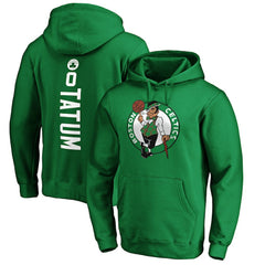Jayson Tatum Boston Celtics Playmaker Name & Number Pullover Hoodie Kelly Green - NBA