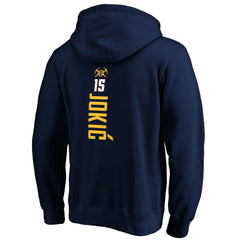 Nikola Jokic Denver Nuggets Playmaker Name & Number Pullover Hoodie Navy - NBA